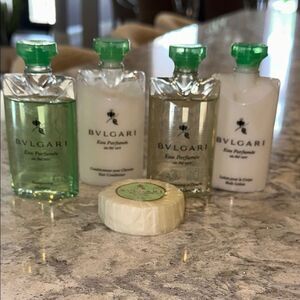 🧳 Bvlgari Eau Parfumée au Thé Vert 5-Piece Travel Set (2.5 oz each)